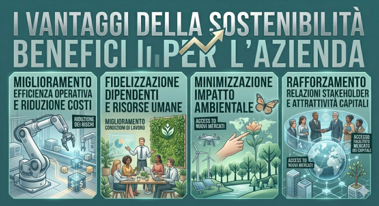 I vantaggi della sostenibilità Benefici per l’azienda